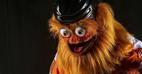 Gritty mascot mime